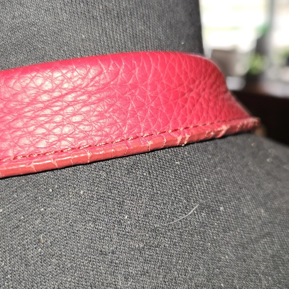 Barr+Barr Red Leather Bag - Picture 2 of 14